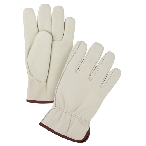 Premium Driver's Gloves, Large, Grain Cowhide Palm Rock Safety Industrial Ltd
