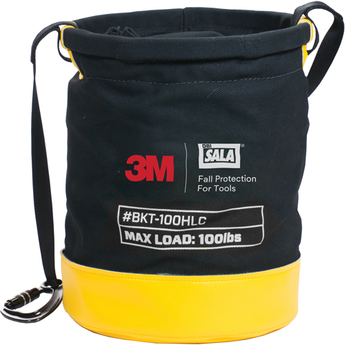 Sac de montage d'outils s&eacute;curitaire, Toile, 12,5" dia. x 15" h, Capacit&eacute; de charge 100 lb Rock Safety Industrial Ltd