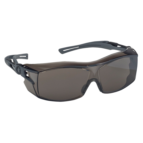 Dynamic OTG Extra Series Safety Glasses, Smoke Lens, Anti-Fog/Anti-Scratch, ANSI Z87+/Meets/Exceeds CSA Z94.3 Rock Safety Industrial Ltd