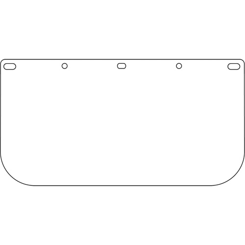 Dynamic Faceshield Visor Window, PETG, Clear Tint Rock Safety Industrial Ltd