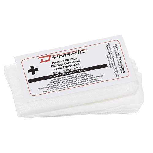 Bandage compressif Dynamic, 6" lo x 6" la Rock Safety Industrial Ltd