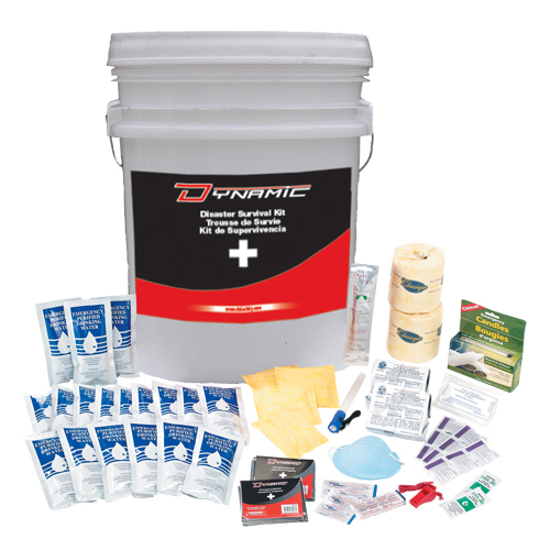 Dynamic Emergency Preparedness First Aid Kit, Class 1 Medical Device, Bucket Rock Safety Industrial Ltd
