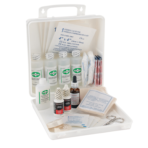 Dynamic Burn First Aid Kit for Welders, Class 1 Medical Device, Plastic B Rock Safety Industrial Ltd
