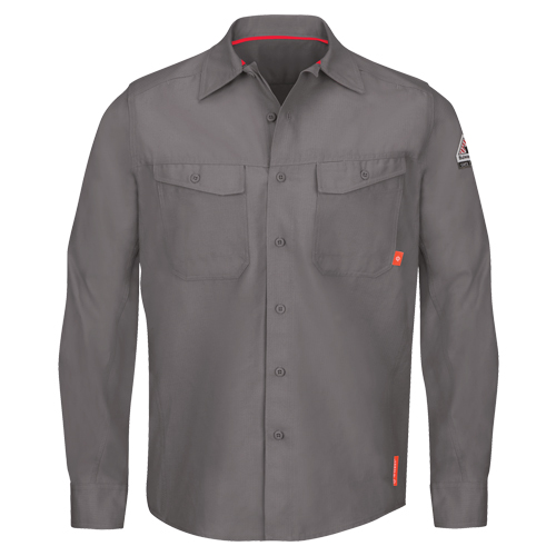 Chemises de travail IQ Endurance pour hommes, Petit, Gris Rock Safety Industrial Ltd