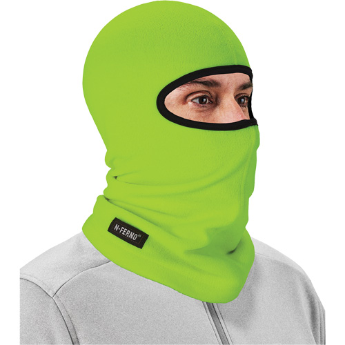N-Ferno&reg; 6821 Balaclava, Fleece, High-Visibility Lime Green Rock Safety Industrial Ltd