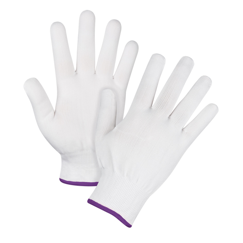 Seamless String Knit Gloves, Polyester, 15 Gauge, Ladies/X-Small Rock Safety Industrial Ltd