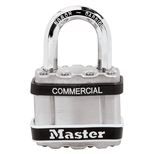 Laminated Padlock, Silver, Keyed Different, Laminated Steel, 1-3/4" Width Rock Safety Industrial Ltd