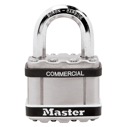 Laminated Padlock, Silver, Keyed Different, Laminated Steel, 2" Width Rock Safety Industrial Ltd