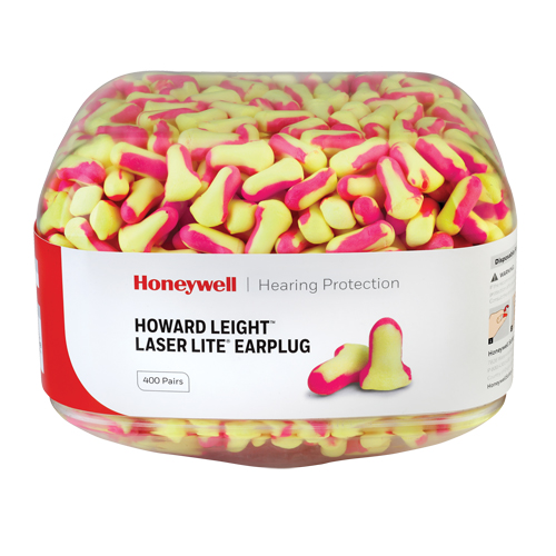 Bouchons d'oreilles jetables Laser Lite de Howard Leight, Vrac - Contenant Rock Safety Industrial Ltd