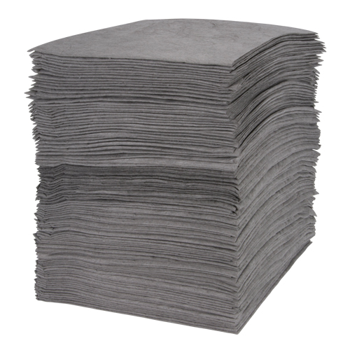 Premium Meltblown Sorbent Pads, Universal, 15" x 18", 30 gal. Absorbancy Rock Safety Industrial Ltd