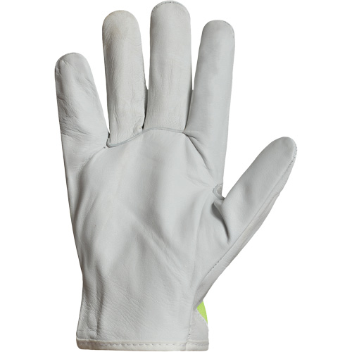 Endura&reg; Hi-Viz Reflective Driver's Gloves, 2X-Large, Grain Goatskin Palm Rock Safety Industrial Ltd