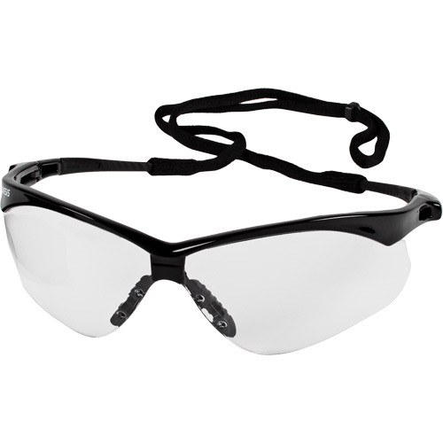 Lunettes de s&eacute;curit&eacute; Nemesis de Kleenguard, Lentille Transparent, Anti-&eacute;gratignures, ANSI Z87+/R&eacute;pond ou surpasse la norme CSA Z94.3 Rock Safety Industrial Ltd