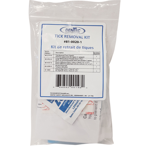 Ensemble de s&eacute;curit&eacute; contre les tiques, Dispositif m&eacute;dical Classe 1, Portefeuille Rock Safety Industrial Ltd