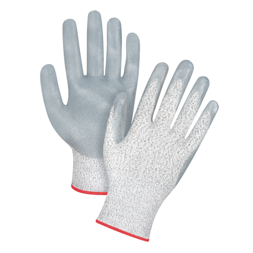 High-Performance Cut-Resistant Gloves, Size Small/7, 13 Gauge, Nitrile Coated, HPPE Shell, ANSI/ISEA 105 Level 4/EN 388 Level 5 Rock Safety Industrial Ltd