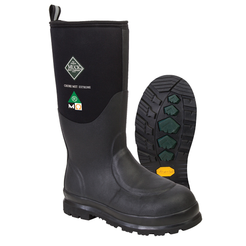 Bottes de travail Chore Met Extreme, Caoutchouc, Pointure 7, Semelle R&eacute;sistant aux perforations Rock Safety Industrial Ltd