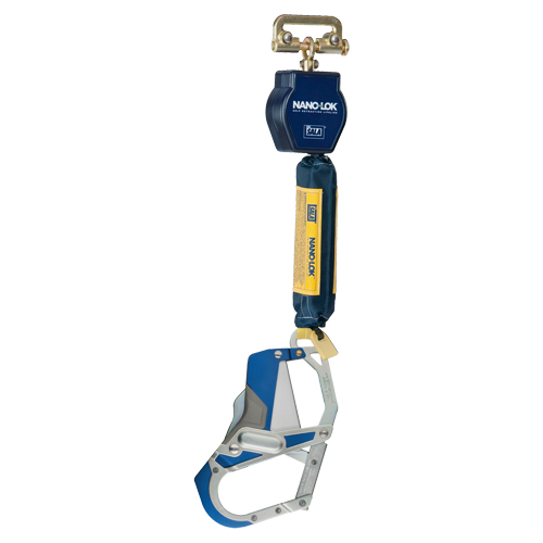 Cordage de s&eacute;curit&eacute; autor&eacute;tractable Nano-Lok, 6', Sangles, Stationnaire Rock Safety Industrial Ltd