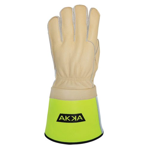 Gants pour monteur de ligne, Grand, Paume en Cuir fleur de vache Rock Safety Industrial Ltd