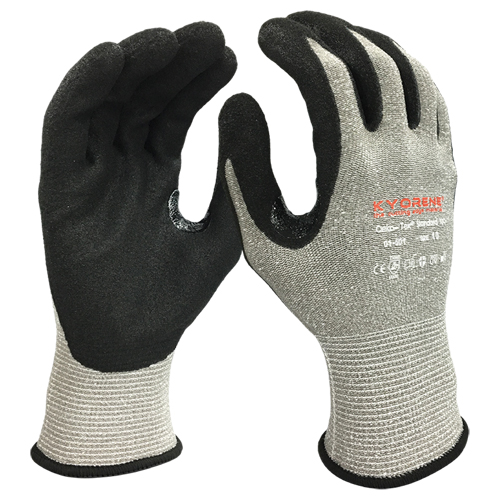 Gants r&eacute;sistants aux coupures Akka, Taille T-Grand/10, Calibre 13, Rev&ecirc;tement Mousse de nitrile, Enveloppe en Kyorene, ANSI/ISEA 105 niveau 3/EN 388 niveau C Rock Safety Industrial Ltd