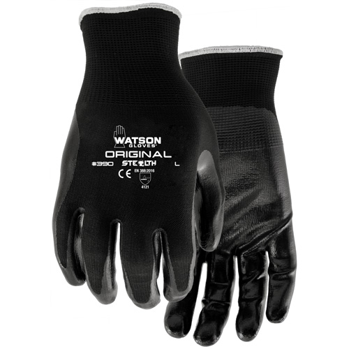 Gants enduits Stealth Original, 7/Petit, R&ecirc;vetement Nitrile, Calibre 13, Enveloppe en Nylon Rock Safety Industrial Ltd