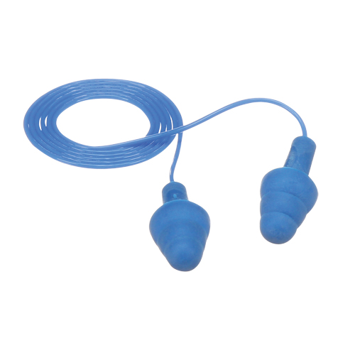 Bouchons d'oreilles d&eacute;tectables E-A-Rsoft UltraFit, Avec cordon, R&eacute;gulier, Vrac - Sac en poly, NRR dB 25 Rock Safety Industrial Ltd