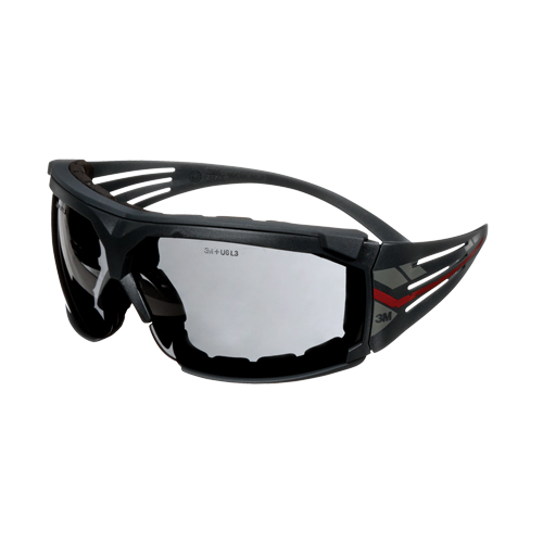 Lunettes de s&eacute;curit&eacute; avec joint s&eacute;rie 600 SecureFit, Lentille Gris, Antibu&eacute;e, ANSI Z87+/R&eacute;pond ou surpasse la norme CSA Z94.3 Rock Safety Industrial Ltd
