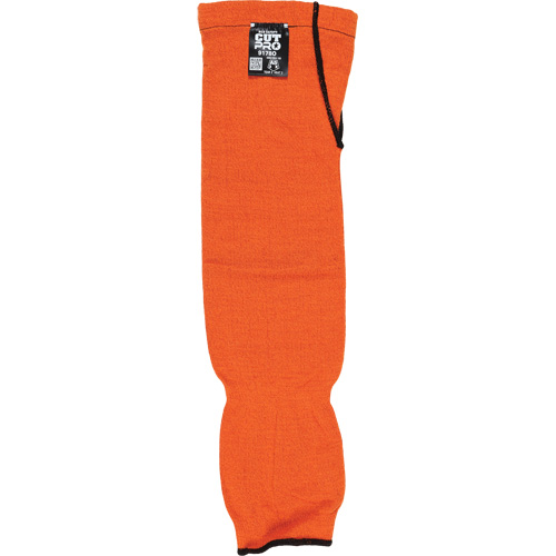Manches Memphis avec trou pour le pouce, Kevlar, 18", ASTM ANSI niveau A5, Orange Rock Safety Industrial Ltd