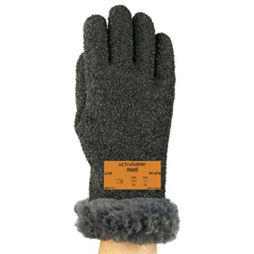 Gants ActivArmr 97-674 pour le froid extr&ecirc;me, 12/3T-Grand, R&ecirc;vetement PVC, Enveloppe en Coton Rock Safety Industrial Ltd