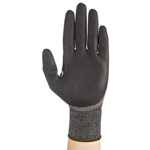 Gants l&eacute;gers Hyflex 11-937, Taille 6/T-petit, Calibre 18, Rev&ecirc;tement Mousse de nitrile, Enveloppe en Dyneema, ASTM ANSI niveau A2/EN 388 niveau B Rock Safety Industrial Ltd