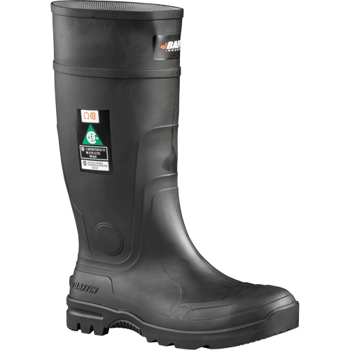 Bottes Blackhawk, Caoutchouc, Embout Acier, Pointure 9, Semelle R&eacute;sistant aux perforations Rock Safety Industrial Ltd