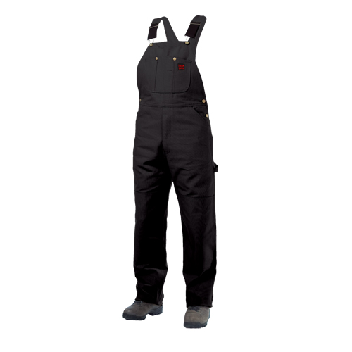 Unlined Duck Overalls, Men's, Large, Black Rock Safety Industrial Ltd