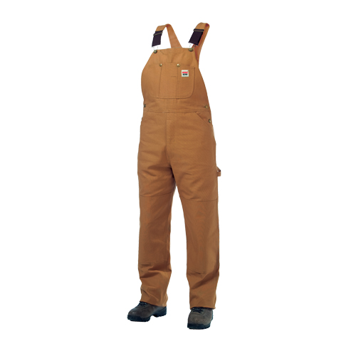 Unlined Duck Overalls, Men's, Large, Brown Rock Safety Industrial Ltd