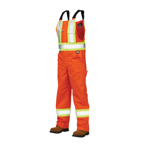 Unlined Safety Overalls, Poly-Cotton, Large, High Visibility Orange Rock Safety Industrial Ltd