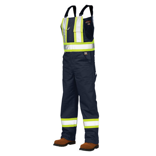 Unlined Safety Overalls, Poly-Cotton, Large, Navy Blue Rock Safety Industrial Ltd