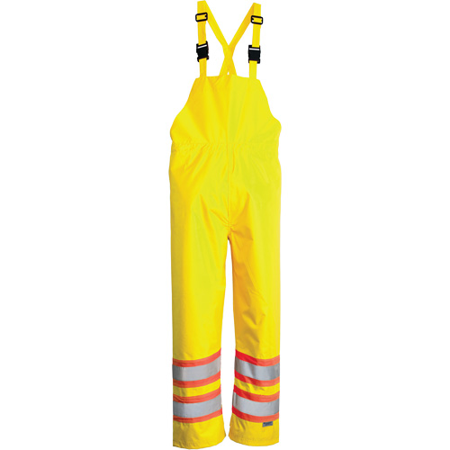 Open Road&reg; Bib Pants, Polyester, Small, High Visibility Lime-Yellow Rock Safety Industrial Ltd