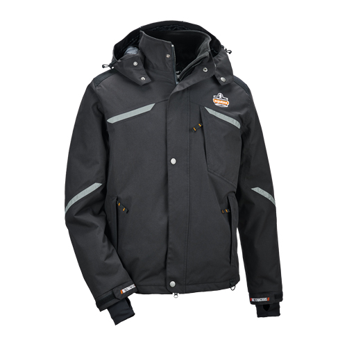 Manteau thermique N-Ferno 6466, Hommes, Petit, Noir Rock Safety Industrial Ltd