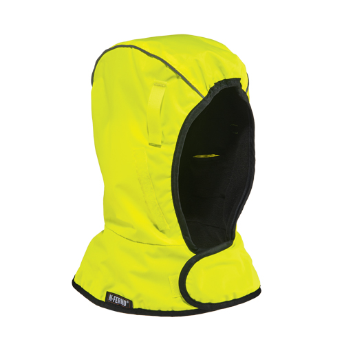N-Ferno&reg; 6842 2 Layer Economy Winter Liner, Fleece Lining, One Size, High-Visibility Lime Green Rock Safety Industrial Ltd
