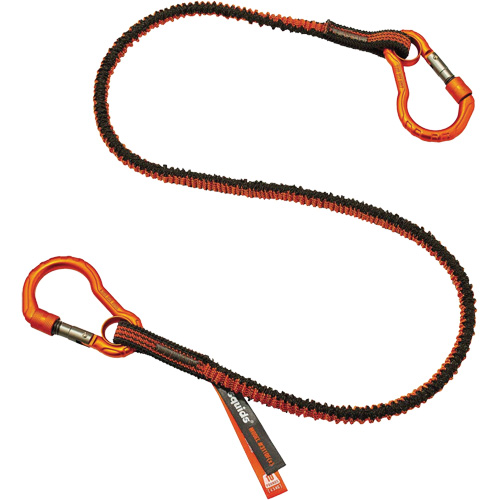 Squids&reg; 3110F(x) Tool Lanyard, Bungee, Dual Carabiner Rock Safety Industrial Ltd