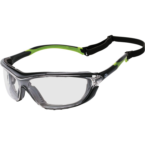 Lunettes de s&eacute;curit&eacute; Veratti Primo, Lentille Transparent, Antibu&eacute;e, ANSI Z87+/R&eacute;pond ou surpasse la norme CSA Z94.3 Rock Safety Industrial Ltd