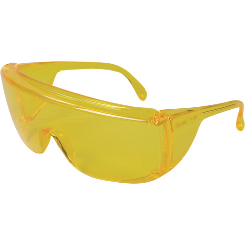 Lunettes de s&eacute;curit&eacute; s&eacute;rie 1400 Veratti Tuff Spec, Lentille Ambr&eacute;e, ANSI Z87+/R&eacute;pond ou surpasse la norme CSA Z94.3 Rock Safety Industrial Ltd