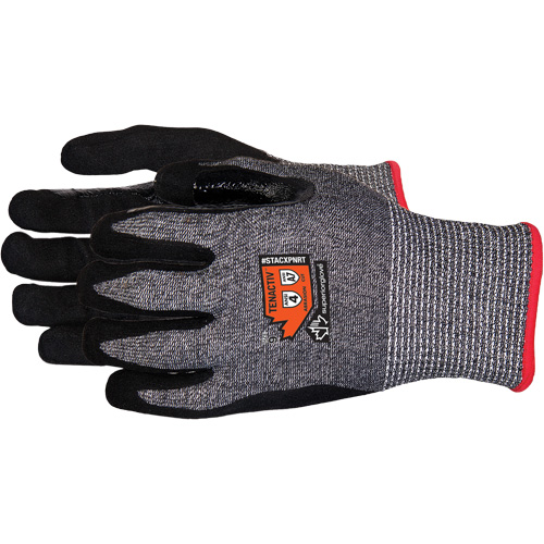 Gants en tricot de composite r&eacute;sistant aux coupures, Taille 6/T-petit, Calibre 13, Rev&ecirc;tement Mousse de nitrile, Enveloppe en Acier inoxydable/PEHP/TenActiv, ASTM ANSI niveau A7 Rock Safety Industrial Ltd