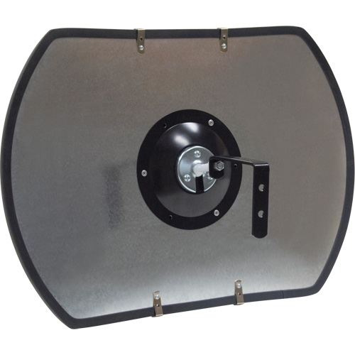 Roundtangular Convex Mirror with Bracket, 12" H x 18" W, Indoor/Outdoor Rock Safety Industrial Ltd