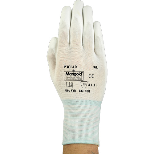 Gants enduits PX140, 6/T-petit, R&ecirc;vetement Polyur&eacute;thane, Calibre 15, Enveloppe en Nylon Rock Safety Industrial Ltd