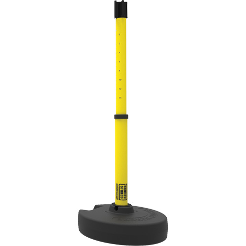 PLUS Barrier Post Set Receiver, 42" High, Yellow Rock Safety Industrial Ltd