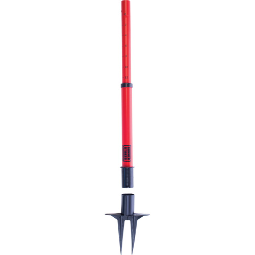 Montants de barri&egrave;re PLUS, Hauteur de 42", Rouge Rock Safety Industrial Ltd