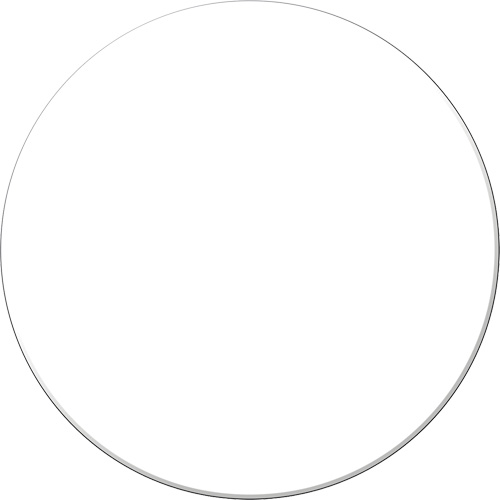 Marqueur robuste pour le sol Tough-Mark, Cercle, 3,5" lo x 3,5" la, Blanc, Poly&eacute;thyl&egrave;ne Rock Safety Industrial Ltd