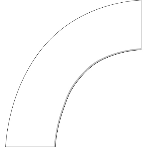 Marqueur robuste pour le sol Tough-Mark, Carr&eacute;e, 6" lo x 6" la, Blanc, Poly&eacute;thyl&egrave;ne Rock Safety Industrial Ltd
