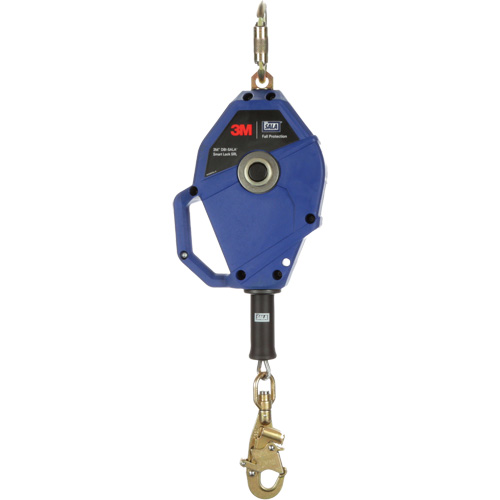 Smart Lock Self-Retracting Lifeline, 20', Galvanized Steel, Swivel Rock Safety Industrial Ltd