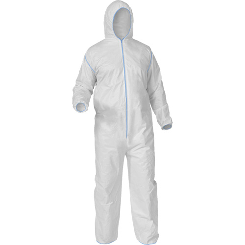 Protective Coveralls, Medium, White, Microporous Rock Safety Industrial Ltd