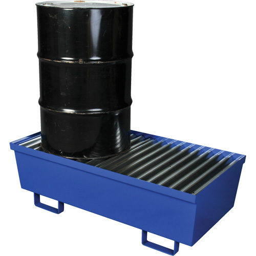 Steel Spill Containment Pallet, 74 US gal. Spill Capacity, 27" x 51.25" x 13" Rock Safety Industrial Ltd