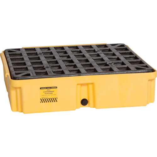 Plateforme de d&eacute;versement modulaire, Capacit&eacute; de d&eacute;versement 15 gal. US, 26" x 26,25" x 6,5" Rock Safety Industrial Ltd